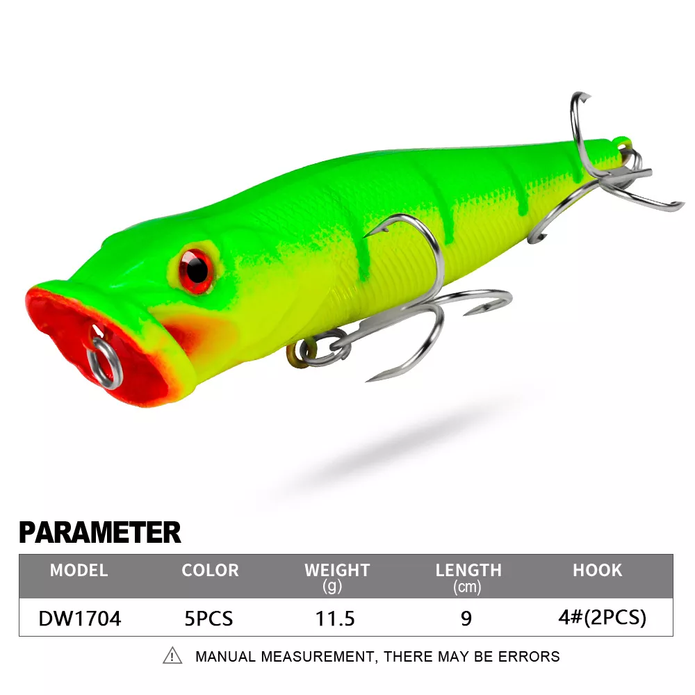 5pcs Floating 11.5g Fishing Lures - Crankbait, Wobblers, 0.6-1.2m Depth - Image 4