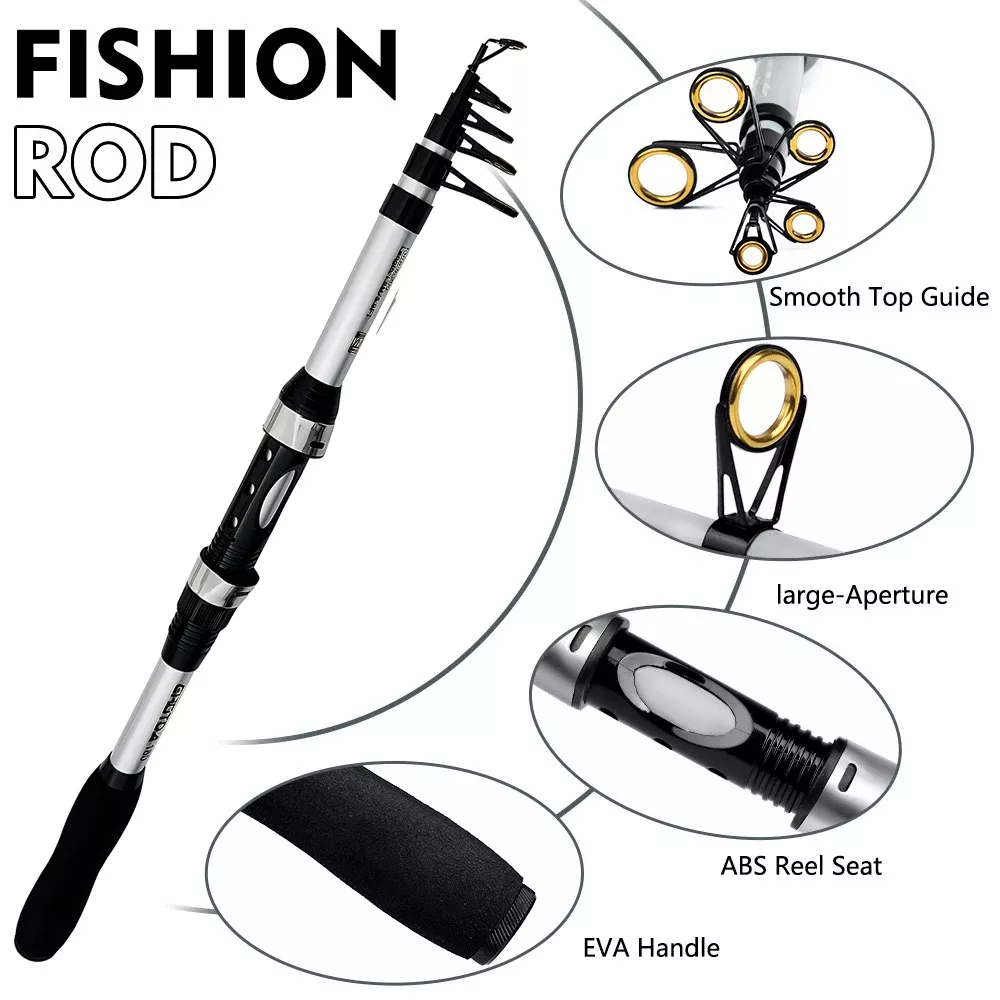 Telescopic Fishing Rod and Reel Combo 5.9ft - Image 2