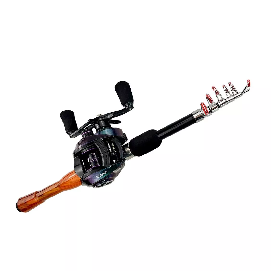Ultralight Baitcasting Fishing Rod and Reel Combo