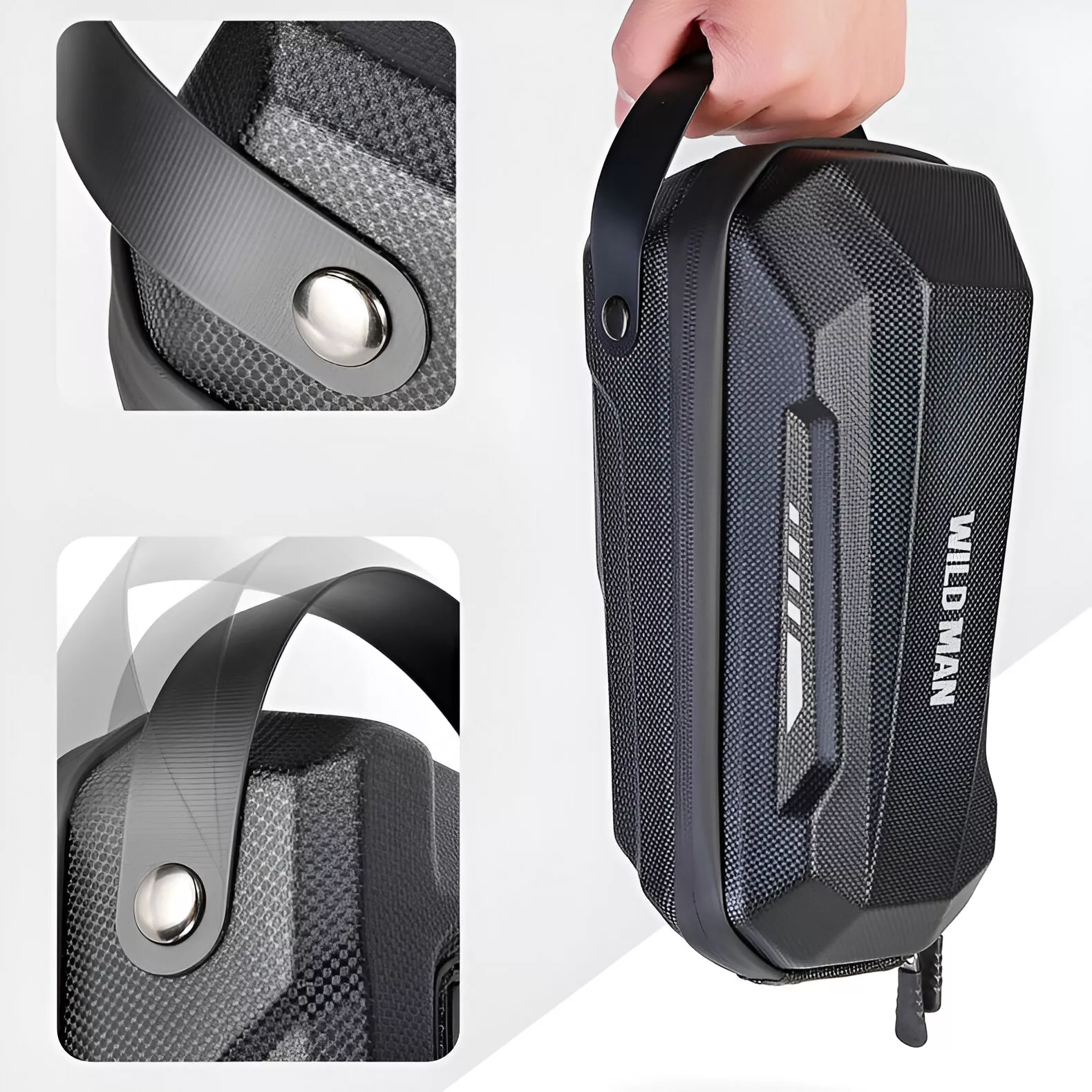 Bicycle MTB Electric Scooter EVA Hardshell Handlebar Bag - Image 7