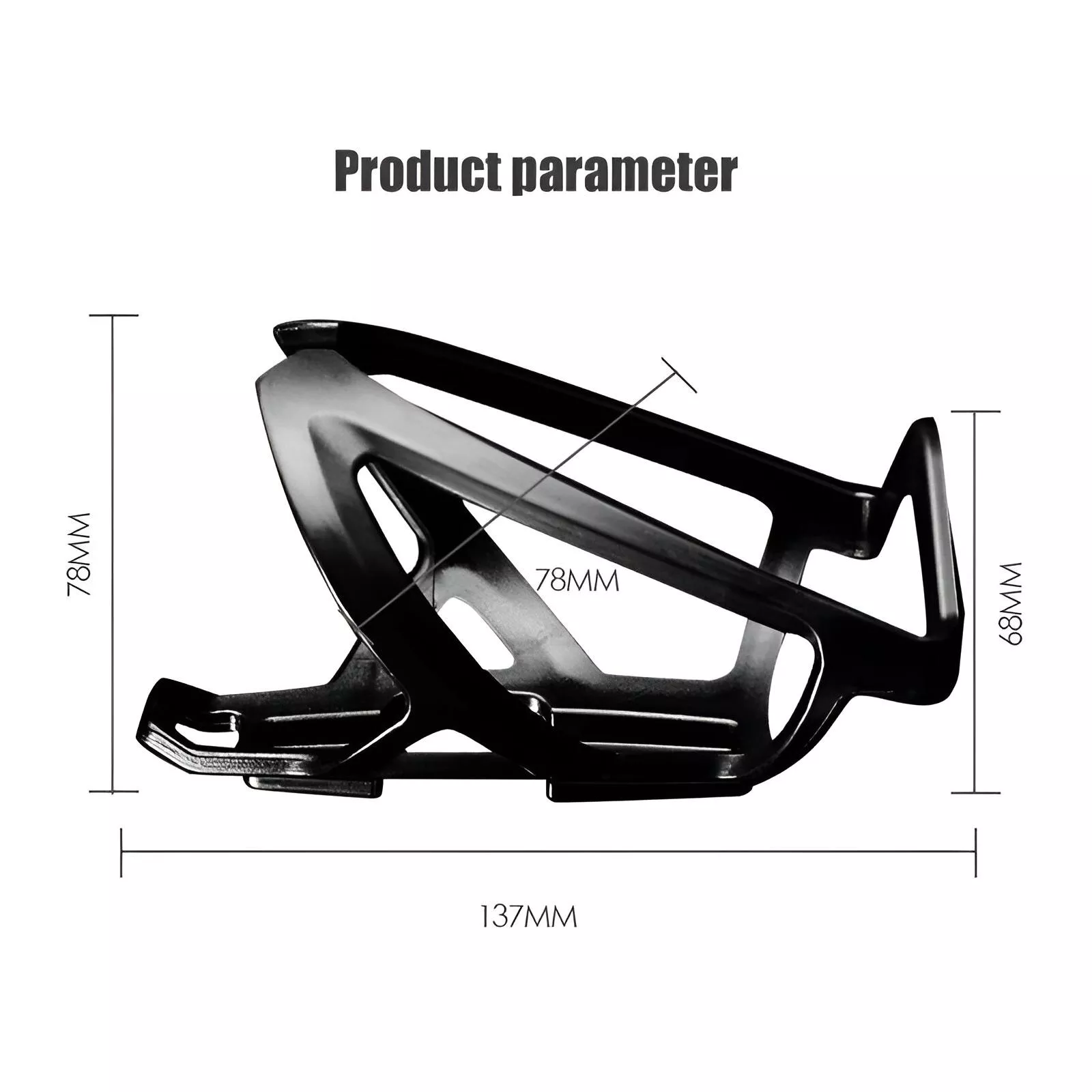 Lightweight Mountain & Road Bike Water Bottle Holder - Image 7
