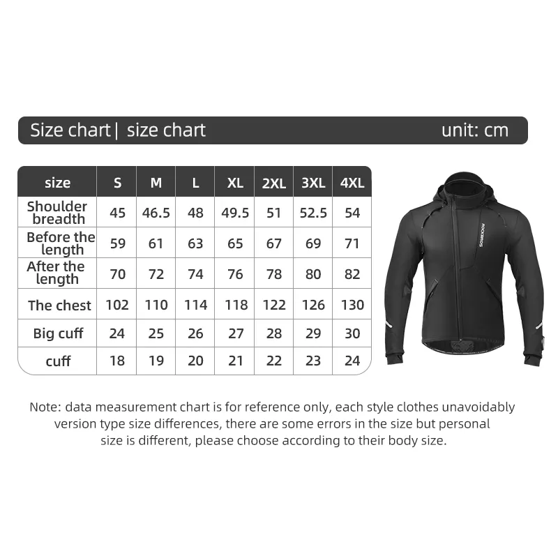 Winter Cycling Jacket with Thermal Fleece and Windproof Design - Image 6