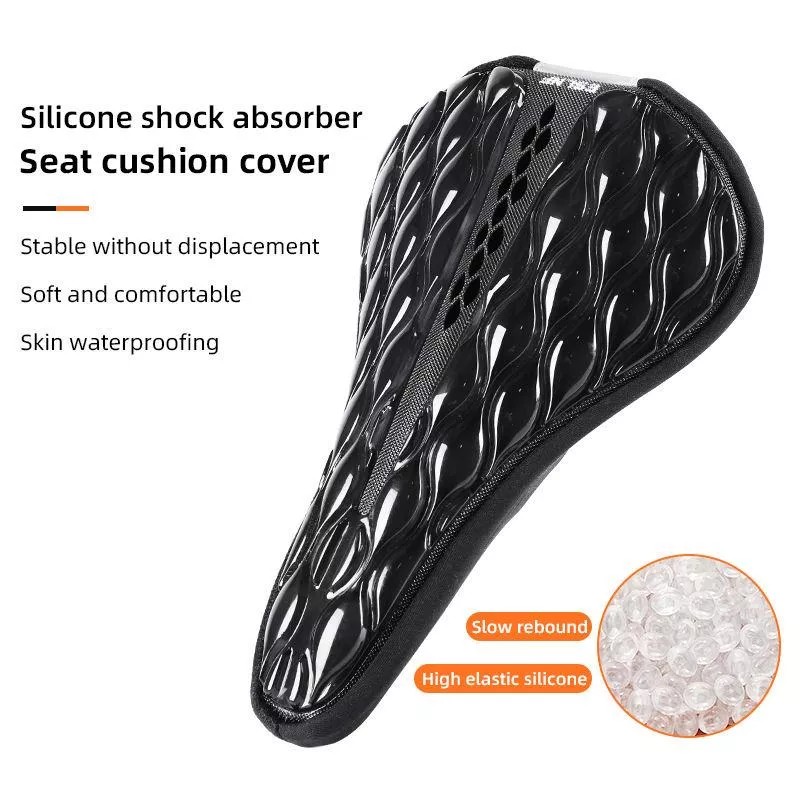 Thickened TPU Silicone Bicycle Seat Cover for Mountain & Road Bikes - Image 4