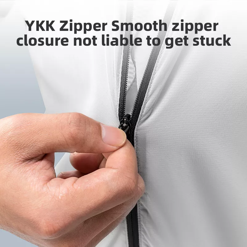 Men's Lightweight Windproof Cycling Jacket with YKK Zipper - Image 6