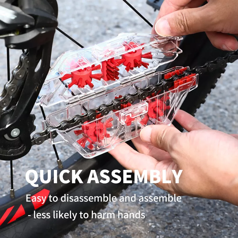 Bicycle Chain Cleaner - Transparent Soaking Tool for Cycling Equipment Maintenance - Image 6