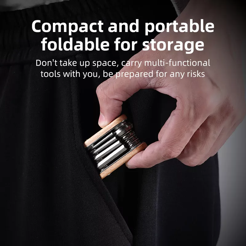 Mountain Bike Multi-Function Repair Tool - Foldable Bicycle Maintenance Kit - Image 4