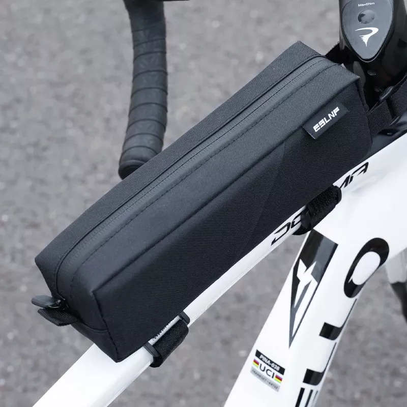 Mountain Bike Frame Bag - Waterproof Color-Blocked Top Tube Bag for MTB & Road Bikes - Image 6