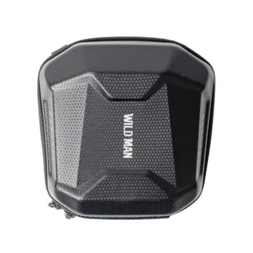 Folding Bicycle Handlebar Bag - Durable EVA Hard Shell with Quick Release