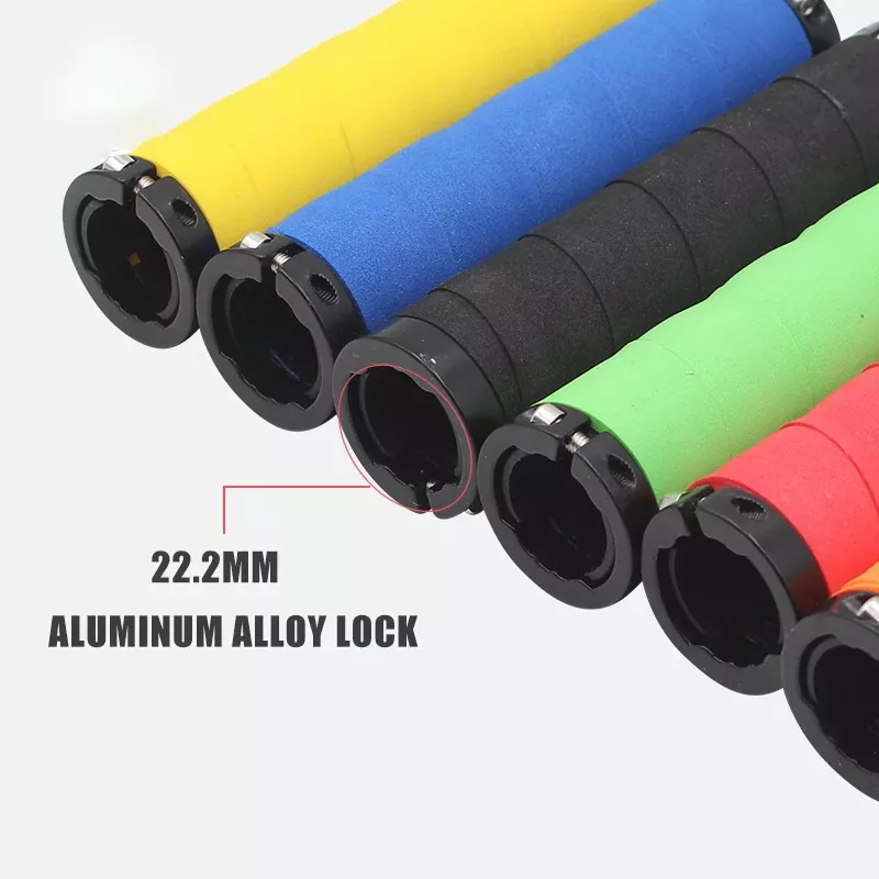 PCycling Bicycle Grips Sponge Handle Tape MTB Road Bike Grip Comfort Non-slip Absorption Shockproof Lockable Soft Cycling Parts - Image 5