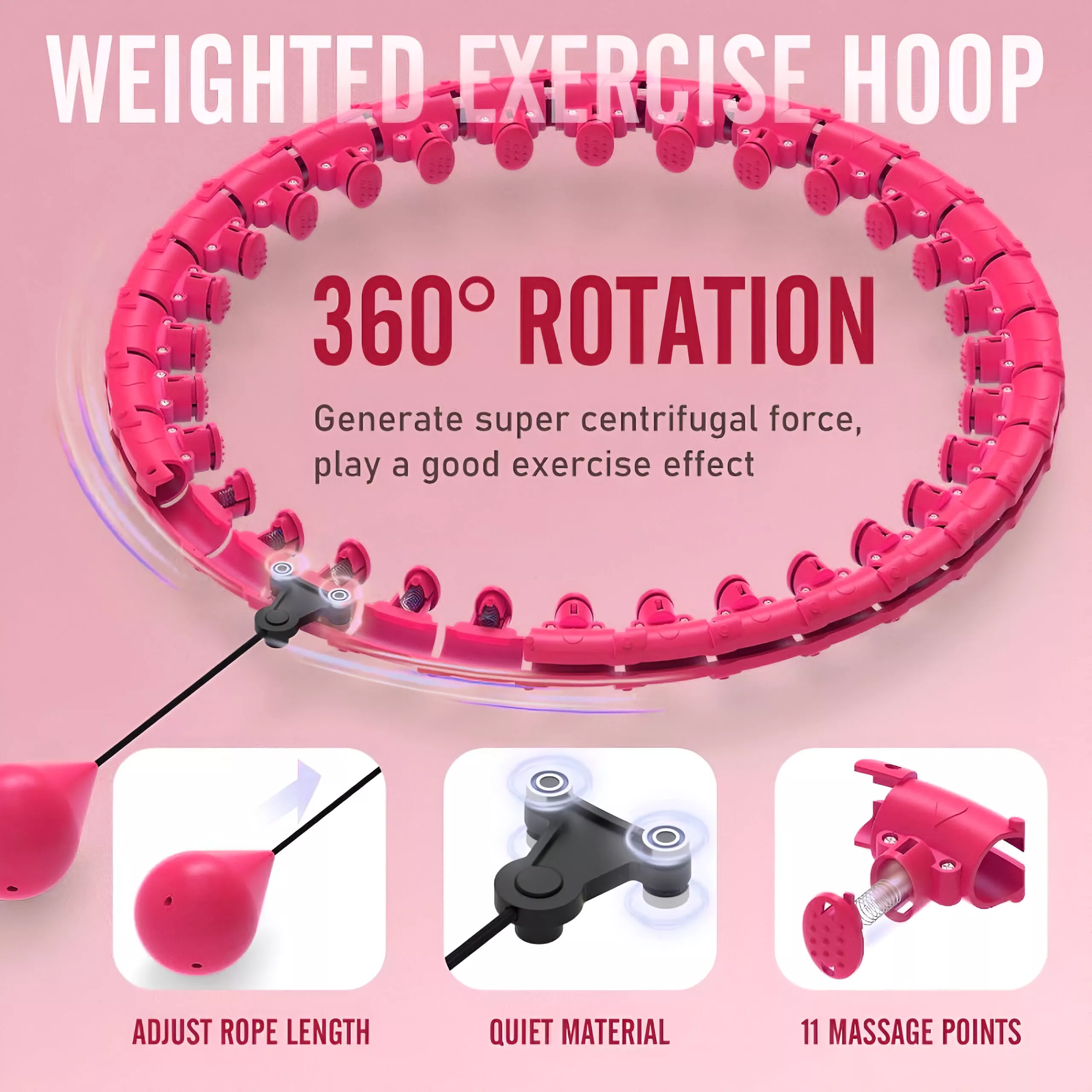 Smart Weighted Pilates Hoop - Image 3