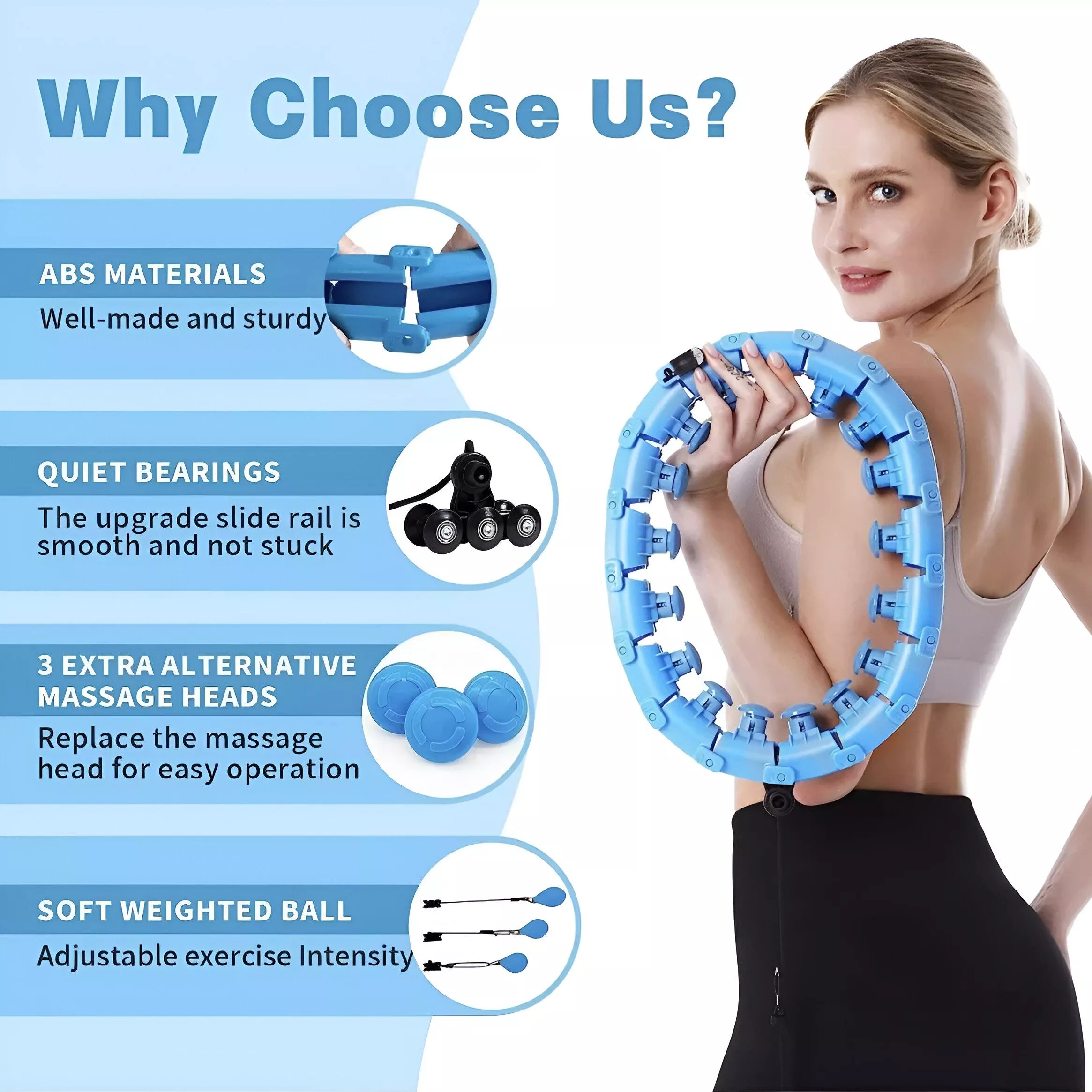 Smart Weighted Pilates Hoop - Image 6