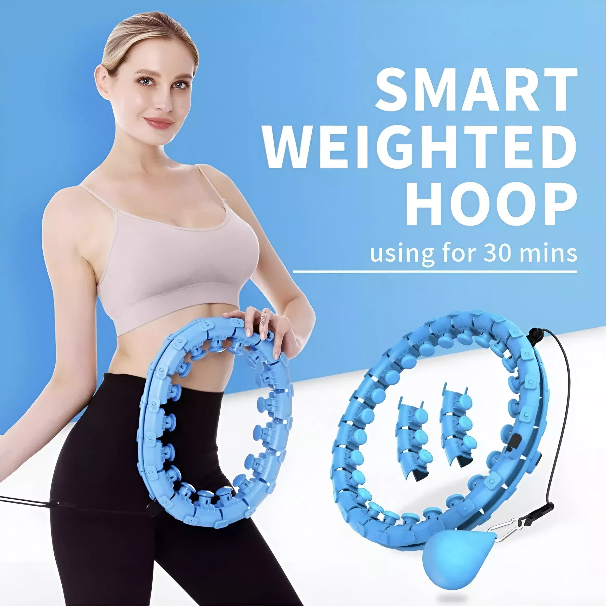 Smart Weighted Pilates Hoop - Image 2