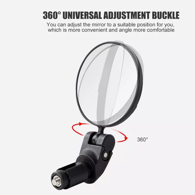 360° Rotating Foldable Bicycle Rearview Mirror for Road and MTB Bikes - Image 4