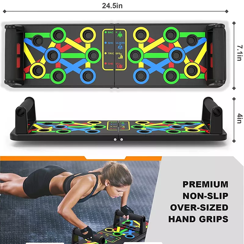 Folding Push-up Board Multi-mode Adjustable Core Muscle Exerciser - Image 6