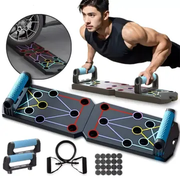 Folding Push-Up Board Multifunctional Portable Fitness Equipment for Muscle Training
