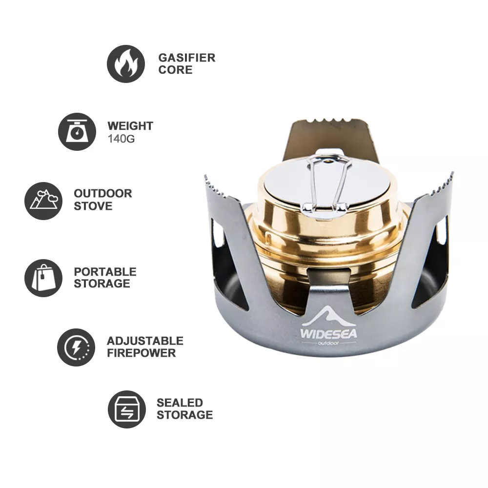 Compact Ultra-Light Alcohol Stove for Outdoor Camping and Picnics - Image 3