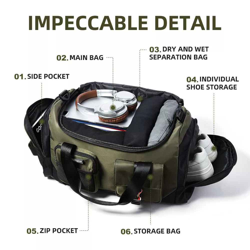 Large Waterproof Gym and Travel Duffel Bag - Image 3