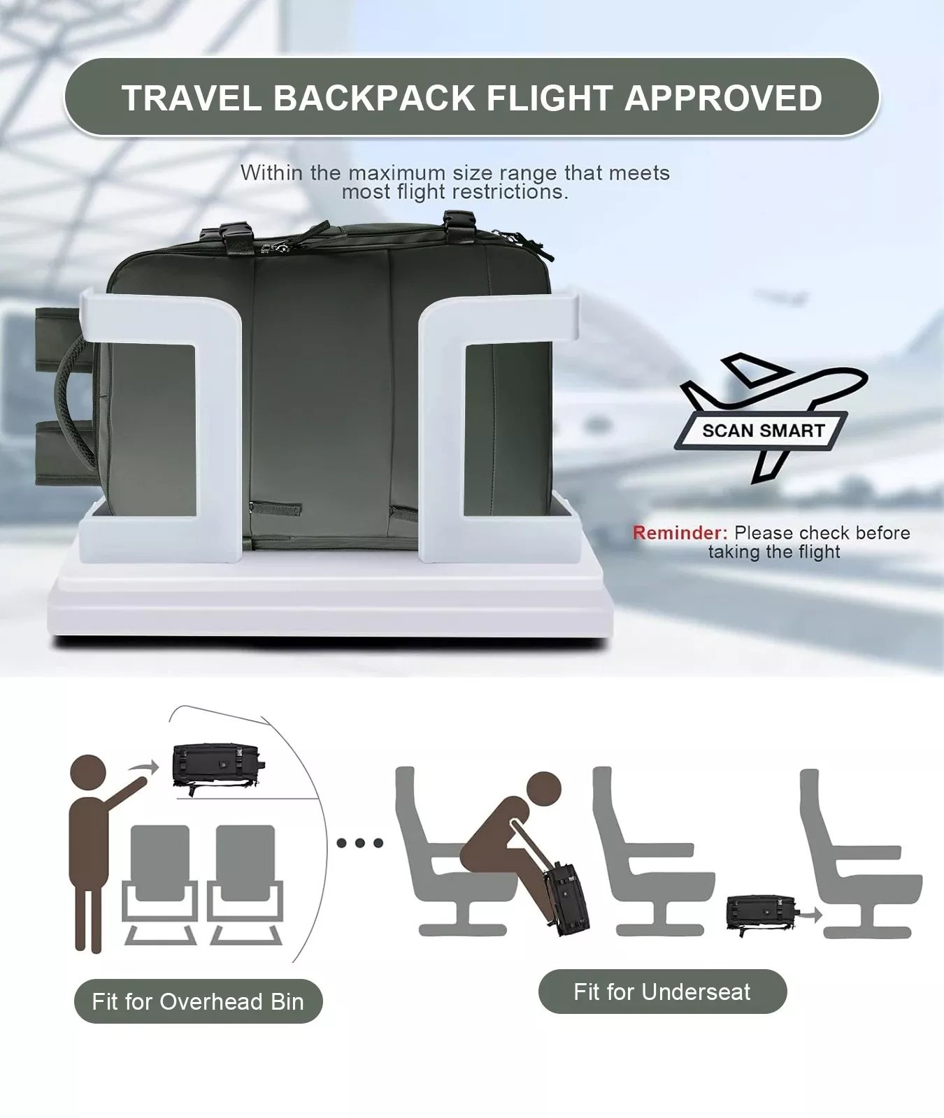 Unisex Large Capacity Waterproof Travel Backpack with Wet and Dry Separation - Image 5