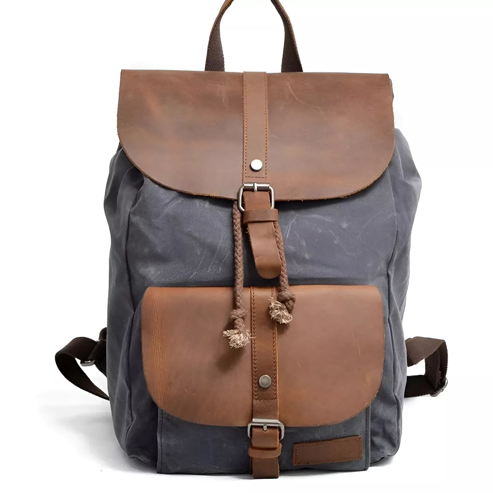 Stylish Waterproof Waxed Canvas Backpack