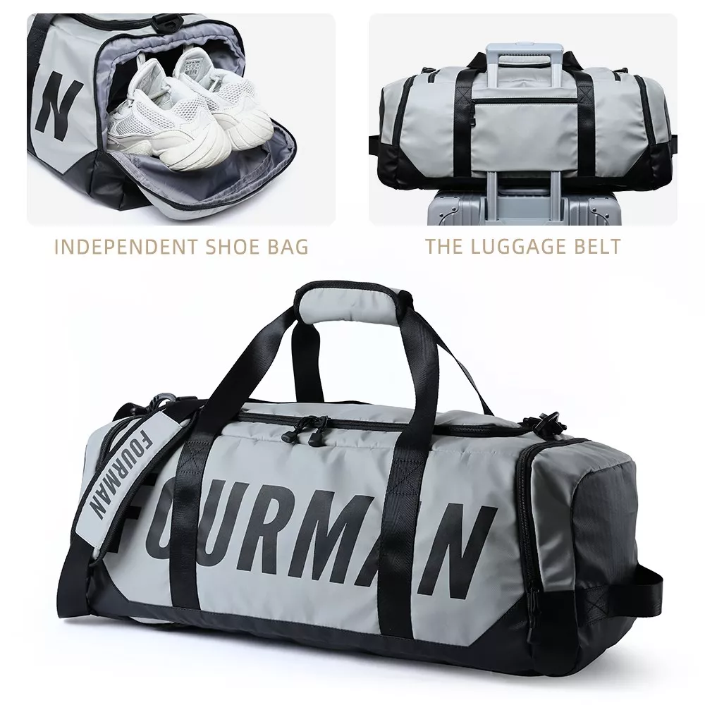 40L Waterproof Travel Backpack for Men with Wet/Dry Compartments - Image 3