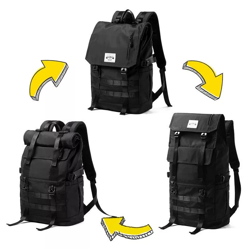 Roll Top Laptop Backpack - Image 3
