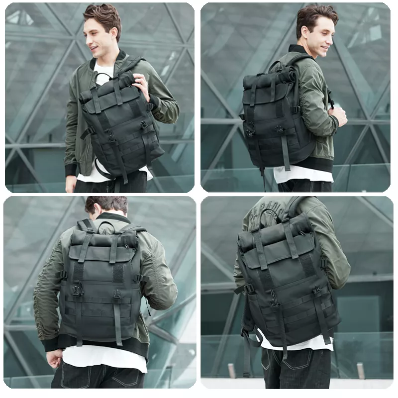 Roll Top Laptop Backpack - Image 5