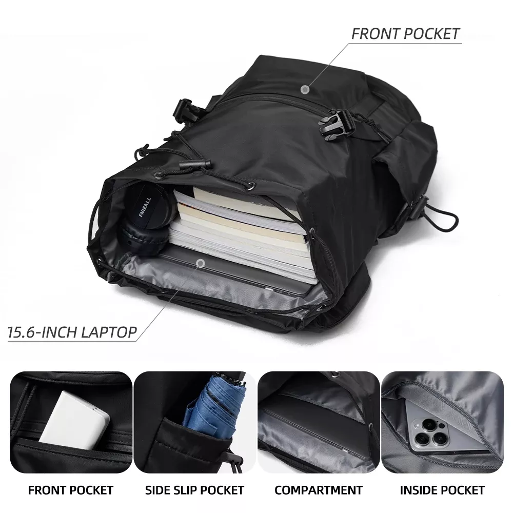 Waterproof Japanese Flap Backpack - Image 4