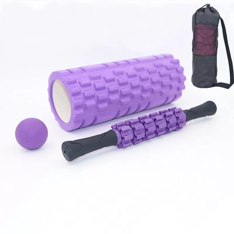 5-in-1 Yoga Massage Set with Foam Roller, Massage Stick, and Fascia Ball - Image 5
