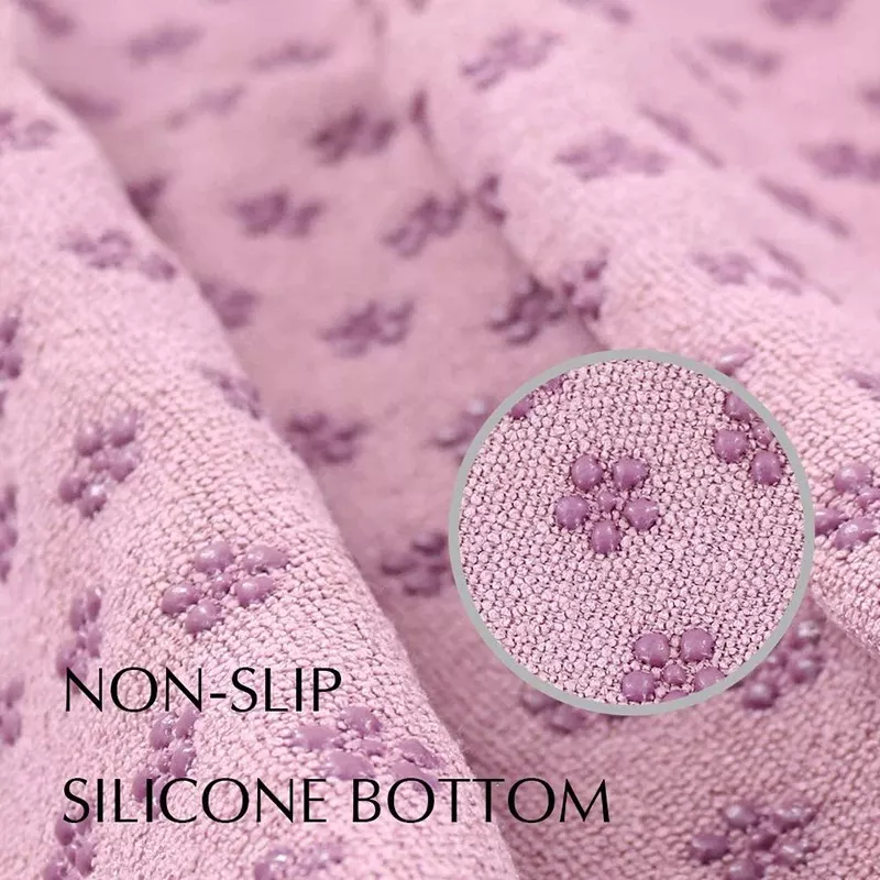 Non-Slip Portable Yoga Towel Mat for Fitness & Travel - Image 5