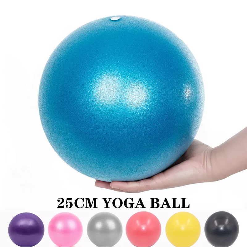 25cm Mini Yoga Ball - Non-Slip, Thick, Explosion-Proof PVC Exercise Ball - Image 2