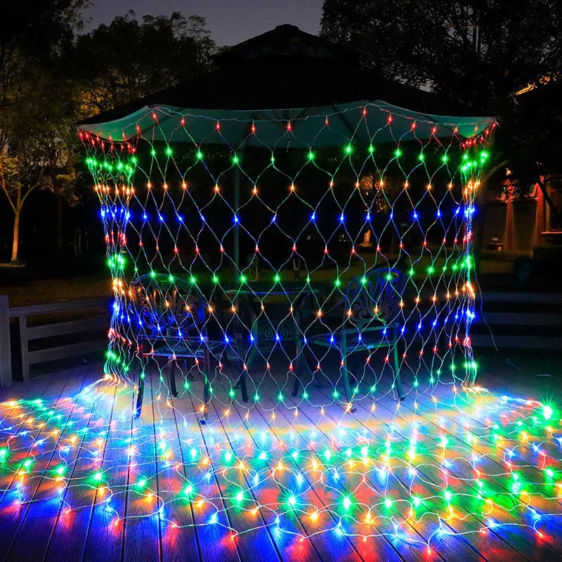 Solar-Powered LED Curtain Lights with Remote Control - Image 4