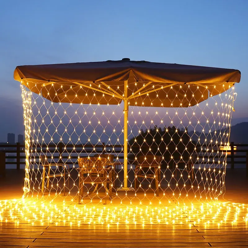Solar-Powered LED Curtain Lights with Remote Control - Image 3