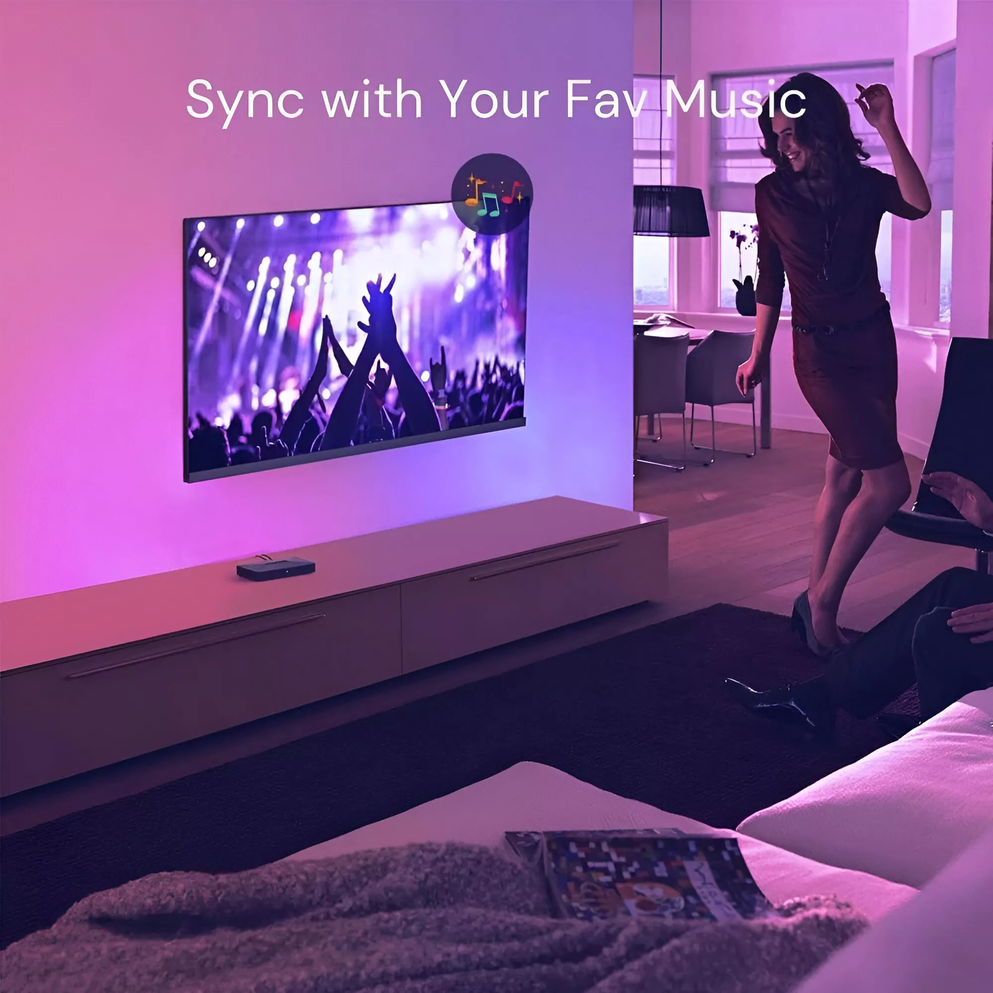 RGB LED Strip Lights with Bluetooth Control - Image 5