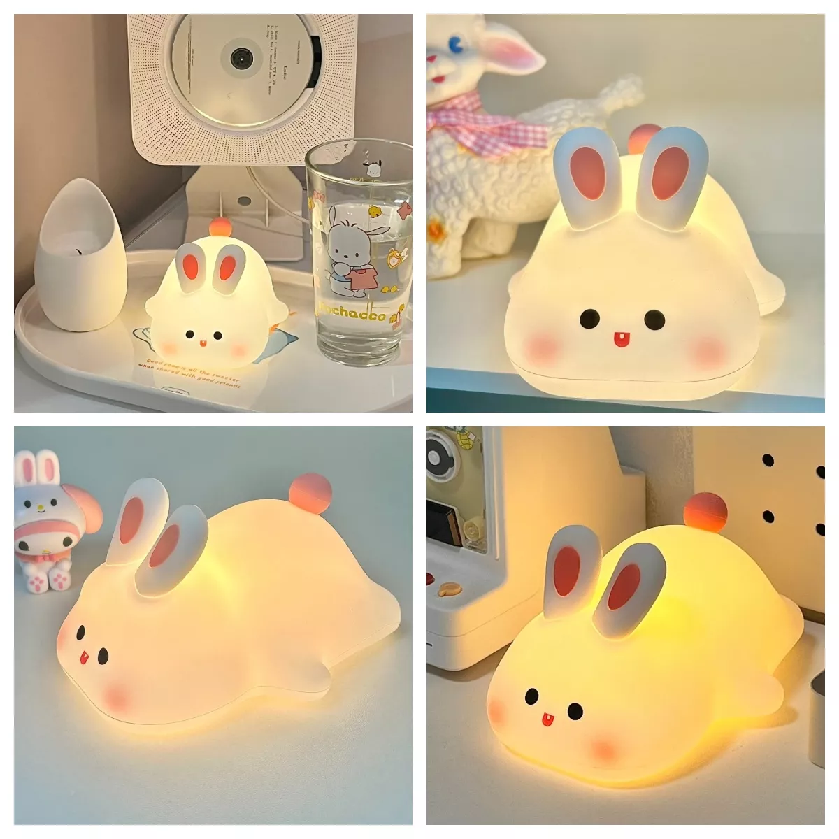 Adorable Rabbit-Shaped Silicone Night Light - Image 6