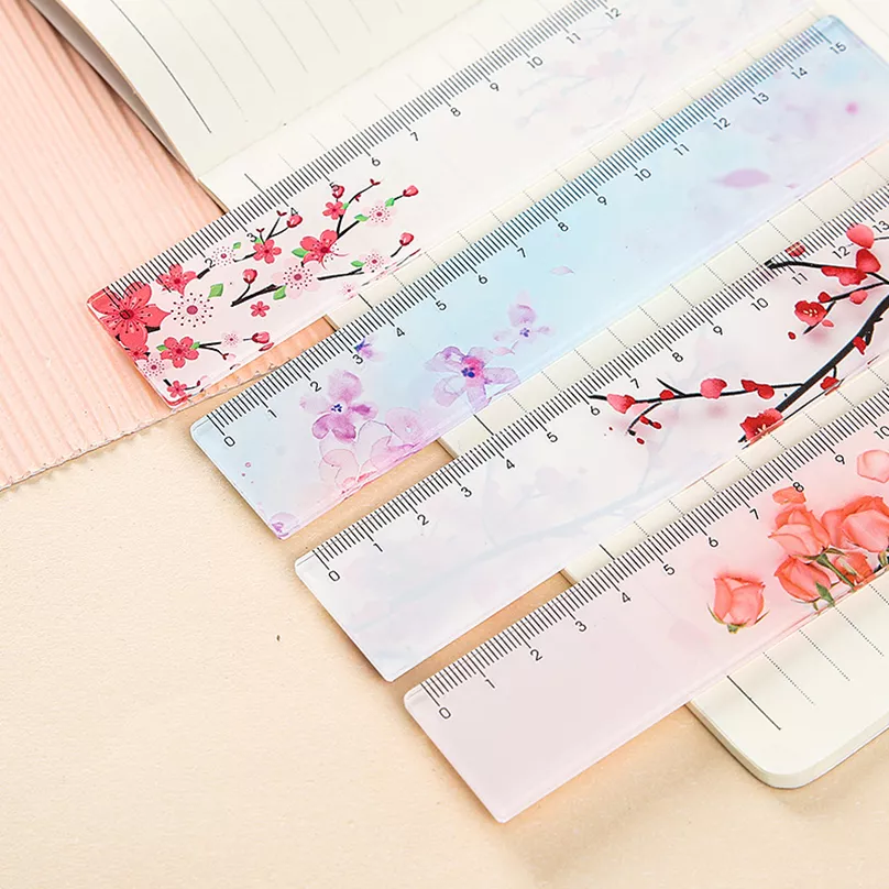 15cm Transparent Straight Ruler for School & Crafting - Image 4